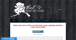 Desktop Screenshot of bethelfriendsofcanines.com